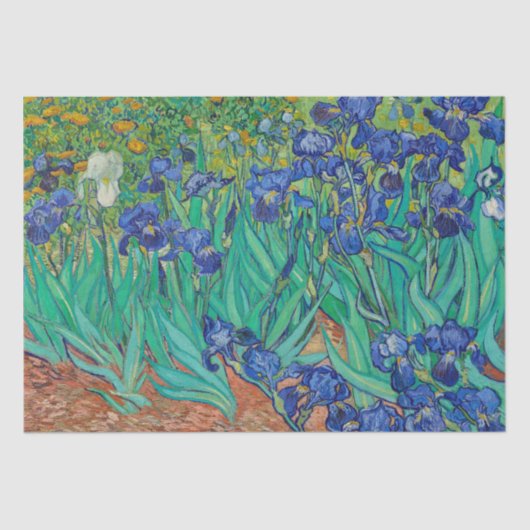 Vincent Van Gogh ontkoppeling van bloemen Tissuepapier (Voorkant)