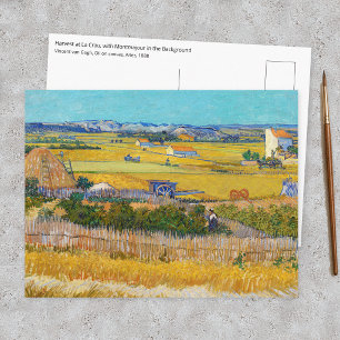Vincent van Gogh - Oogst bij La Crau Briefkaart
