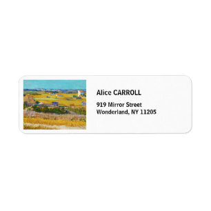 Vincent van Gogh - Oogst bij La Crau Etiket