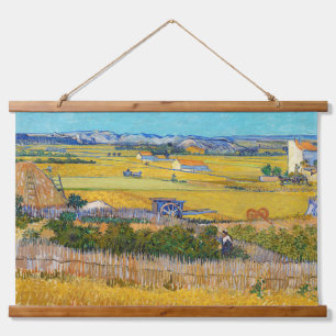 Vincent van Gogh - Oogst bij La Crau Hangend Wandkleed