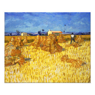 Vincent van Gogh - Oogst in Provence Foto Afdruk