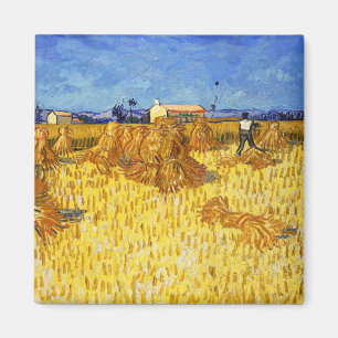 Vincent van Gogh - Oogst in Provence Magneet