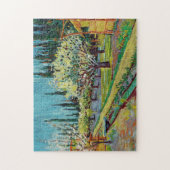 Vincent van Gogh Orchard, besteld door Cypresses Legpuzzel (Verticaal)