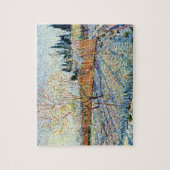 Vincent Van Gogh - Orchard met Peach Trees Legpuzzel (Verticaal)