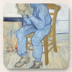 Vincent van Gogh Oud Man op sorrow Bier Onderzetter