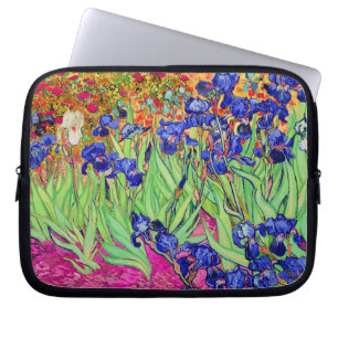 Vincent van Gogh paarse irissen Laptop Sleeve