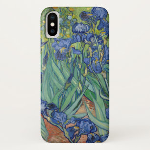 Vincent Van Gogh Paarse Irissen Meesterwerk kunst iPhone X Hoesje