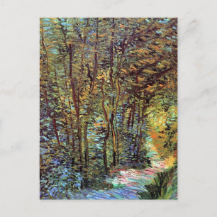Vincent Van Gogh - Pad in het bos Kunstwerk Briefkaart