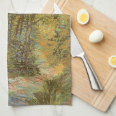 Vincent van Gogh - Pad in het Bos Theedoek (Quarter Fold)