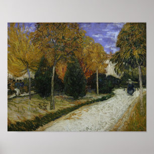 Vincent van Gogh Pad in het park Arles 1888 Poster