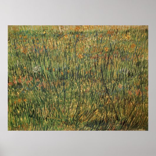 Vincent van Gogh - Pasture in Bloom Poster (Voorkant)