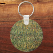 Vincent van Gogh - Pasture in Bloom Sleutelhanger (Voorkant)