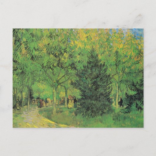 Vincent van Gogh Path in het Park Briefkaart (Voorkant)