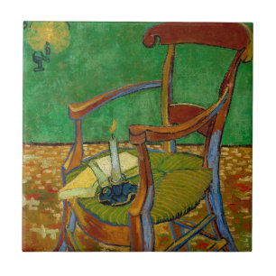 Vincent van Gogh - Paul Gauguin's stoel Tegeltje