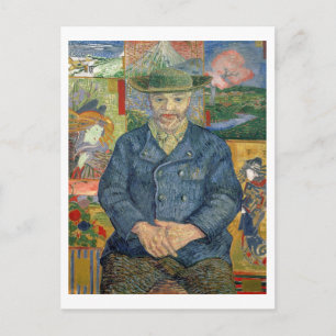 Vincent van Gogh   Pere Tanguy (vader Tanguy) Briefkaart