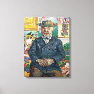 Vincent van Gogh Pere Tanguy (vader Tanguy) Canvas Afdruk