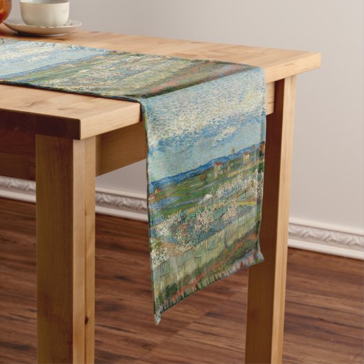 Vincent Van Gogh  Perzikbomen in Blossom Lange Tafelloper (Voorbeeld)