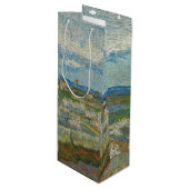 Vincent Van Gogh Perzikbomen in Blossom Wijn Cadeautas (Voorkant Gekanteld)