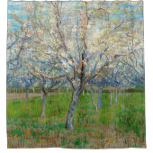 Vincent van Gogh - Pink Orchard Douchegordijn (Voorkant)