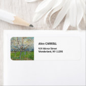 Vincent van Gogh - Pink Orchard Etiket (Insitu)