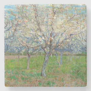 Vincent van Gogh - Pink Orchard Stenen Onderzetter
