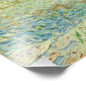 Vincent van Gogh - Pink Peach Tree in Blossom Foto Afdruk (Hoek)