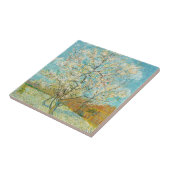 Vincent van Gogh - Pink Peach Tree in Blossom Tegeltje (Zijkant)