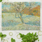 Vincent van Gogh - Pink Peach Tree in Blossom Theedoek (Gevouwen)