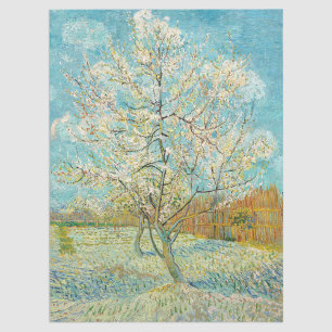 Vincent van Gogh - Pink Peach Tree in Blossom Tissuepapier
