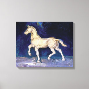 Vincent van Gogh - Plaster Statuette of a Horse Canvas Afdruk