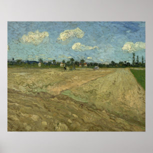 Vincent van Gogh - Plowed Fields Poster