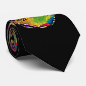 Vincent Van Gogh - Pop Art Halloween Skull Stropdas (Opgerold)