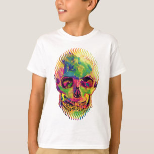 Vincent Van Gogh - Pop Art Halloween Skull T-shirt