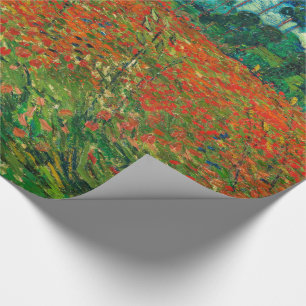 Vincent Van Gogh Poppy Field Floral Art Cadeaupapier
