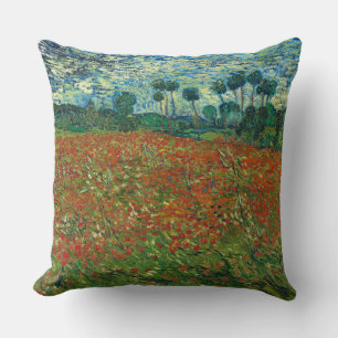 Vincent Van Gogh Poppy Field Floral Art Kussen