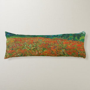 Vincent Van Gogh Poppy Field Floral Art Lichaamskussen