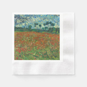 Vincent Van Gogh Poppy Field Floral  Art Servetten