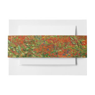 Vincent Van Gogh Poppy Field Floral Art Uitnodigingen Wikkel
