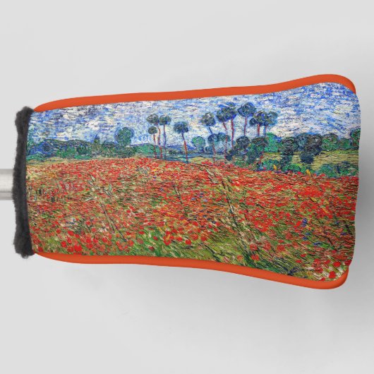 Vincent van Gogh - Poppy Field Golfheadcover (Voorkant)