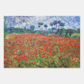 Vincent van Gogh - Poppy Field Inpakpapier Vel (Voorkant 3)
