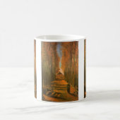 Vincent van Gogh - Populierenlaan in de herfst Koffiemok (Center)