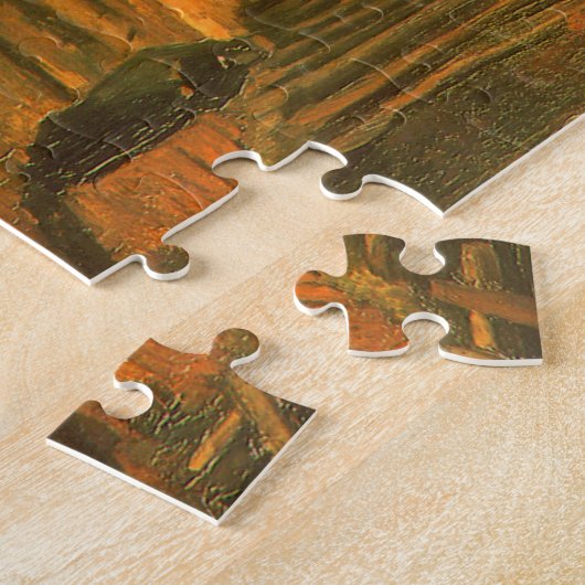 Vincent van Gogh - Populierenlaan in de herfst Legpuzzel (Zijkant)