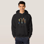 Vincent Van Gogh portrait and qoute Hoodie (Voorkant volledig)