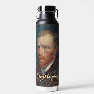 Vincent Van Gogh Portrait  Art Monogrammed Waterfles