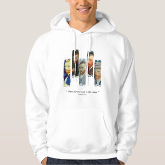 Vincent Van Gogh portret en citaat Hoodie