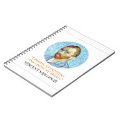 Vincent Van Gogh Portret met Quote Notitieboek (Linkerzijde)