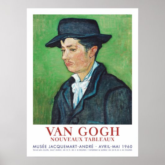 Vincent van Gogh Portret van Armand Roulin Kunst Poster (Voorkant)