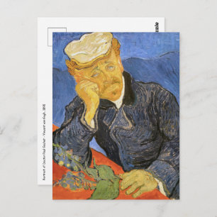 Vincent Van Gogh - Portret van Doctor Paul Gachet Briefkaart