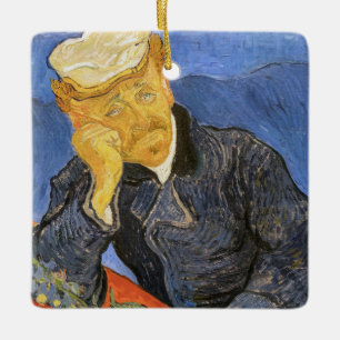 Vincent Van Gogh - Portret van Doctor Paul Gachet Keramisch Ornament