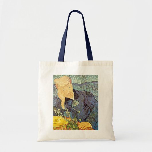 Vincent van Gogh - Portret van dokter Gachet Tote Bag (Voorkant)